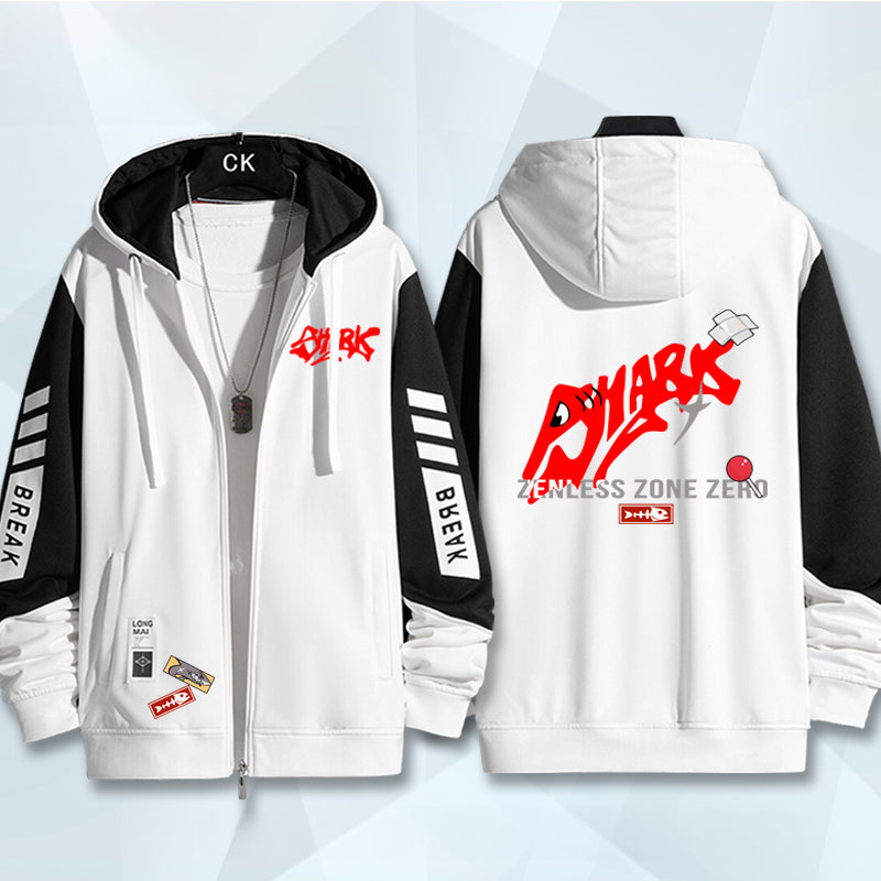 Game Logo Print Cos Hooded Jacket