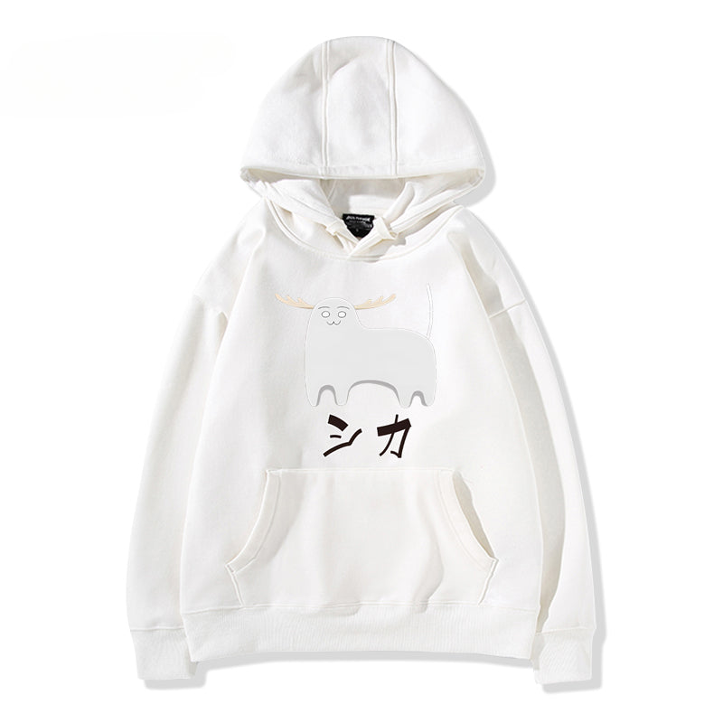 Women's Anime Graphic Print Loose Hoodie