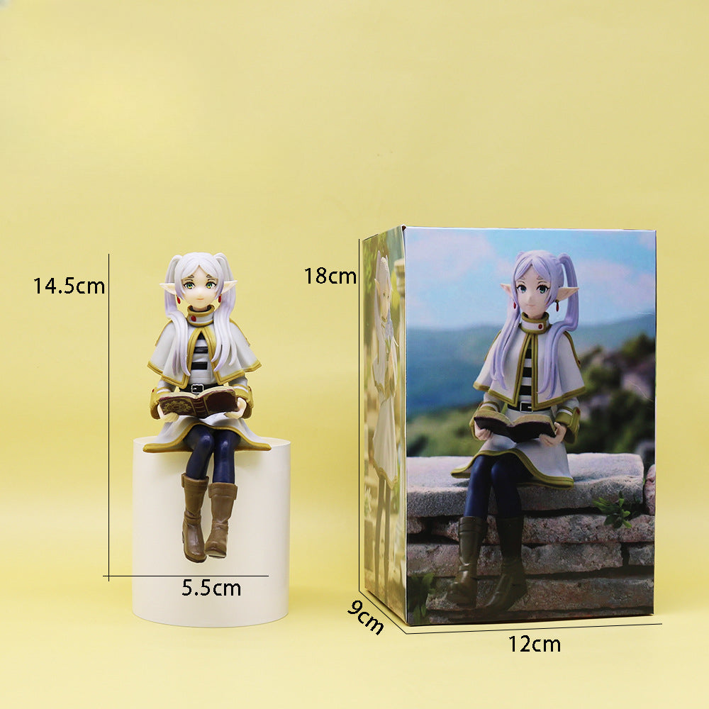 Frieren Sitting Figure Car Ornament