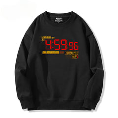 Unisex Anime EVA Crew Neck Sweatshirt