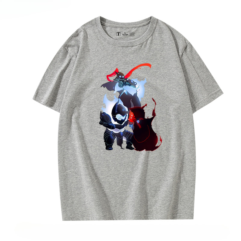 Trendy Anime Print Short-sleeved T-shirt