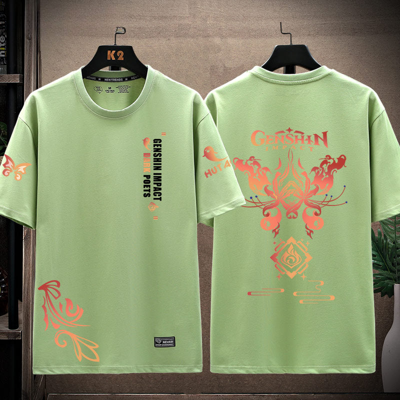 Unisex Game Pattern Cotton T-Shirt