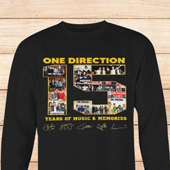 Unisex 15 years of Music & Memories 1D Sweatshirt