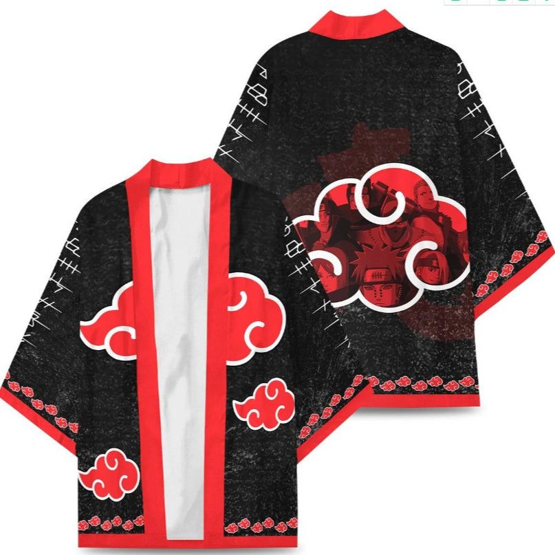 Unisex Anime Casual Cosplay Kimono Cape