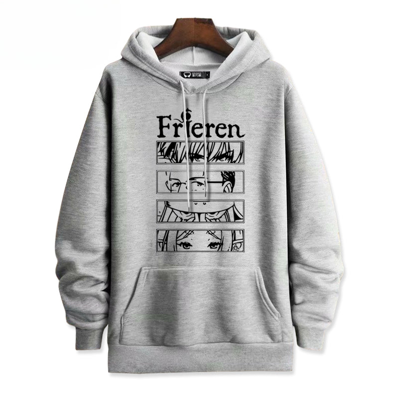 Casual Anime Graphic Printed Hoodie