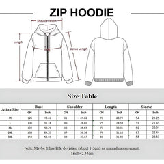 Unisex Kpop Black Zipper Hoodie