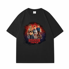 Unisex ST Characters Print Shirt
