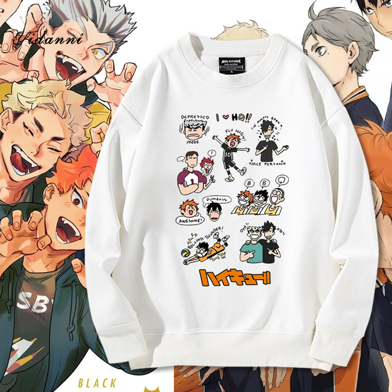 Unisex Hinata Anime Crew Neck Sweatshirt