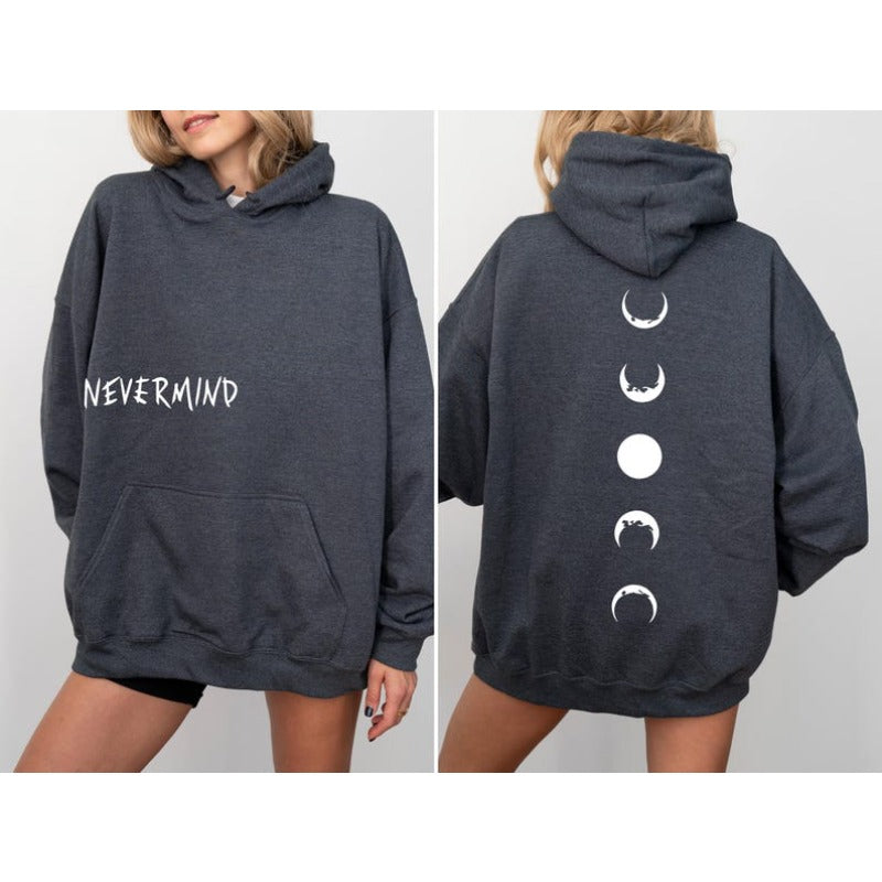 Nevermind Moon Phases Jimin Tattoo Hoodie