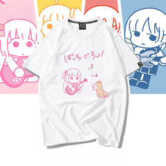Cute Anime Graphic Short-sleeved T-shirt