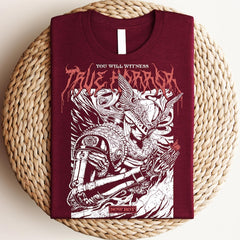Casual Game Graphic Washed Loose T-Shirt