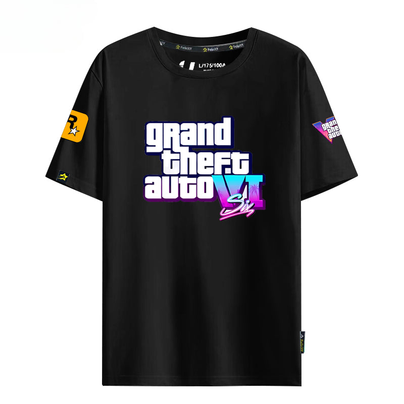 Casual Game R Star Short-sleeved T-shirt