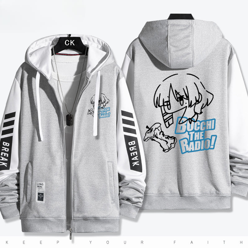 Men's and Women's Anime Hooded Thin Jacket