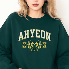 BM Logo Printed Crewneck Sweatshirt Hoodie