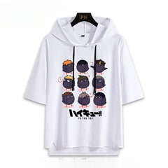 Karasuno High Hinata Hooded T-Shirt