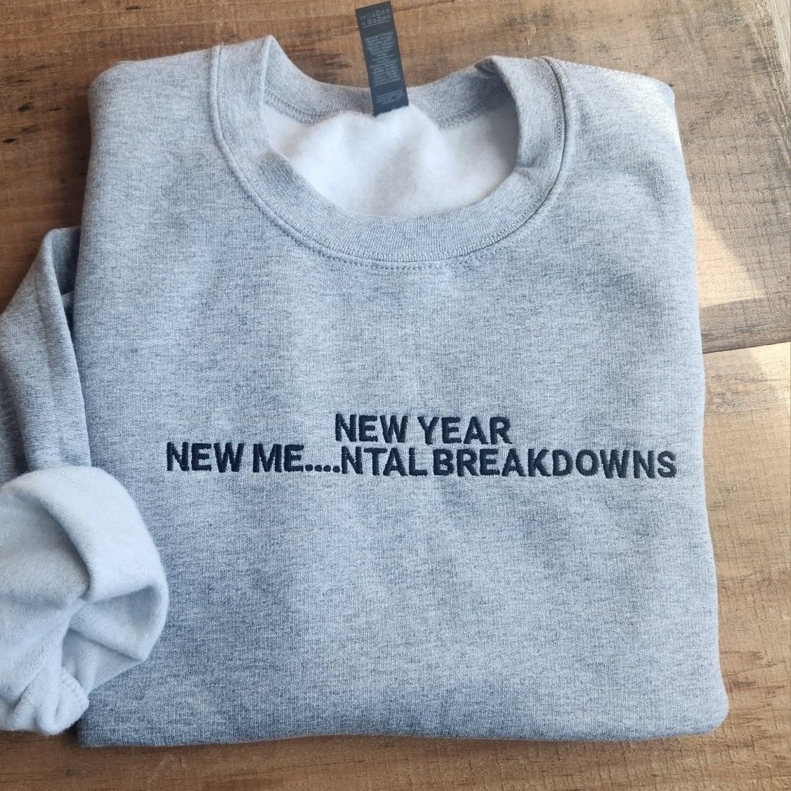 New Year Embroidered Sweatshirt