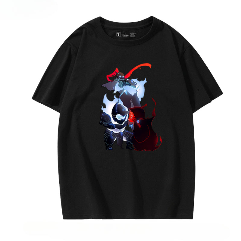 Trendy Anime Print Short-sleeved T-shirt