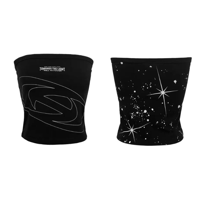 Kpop Printed Chest-wrapped Top