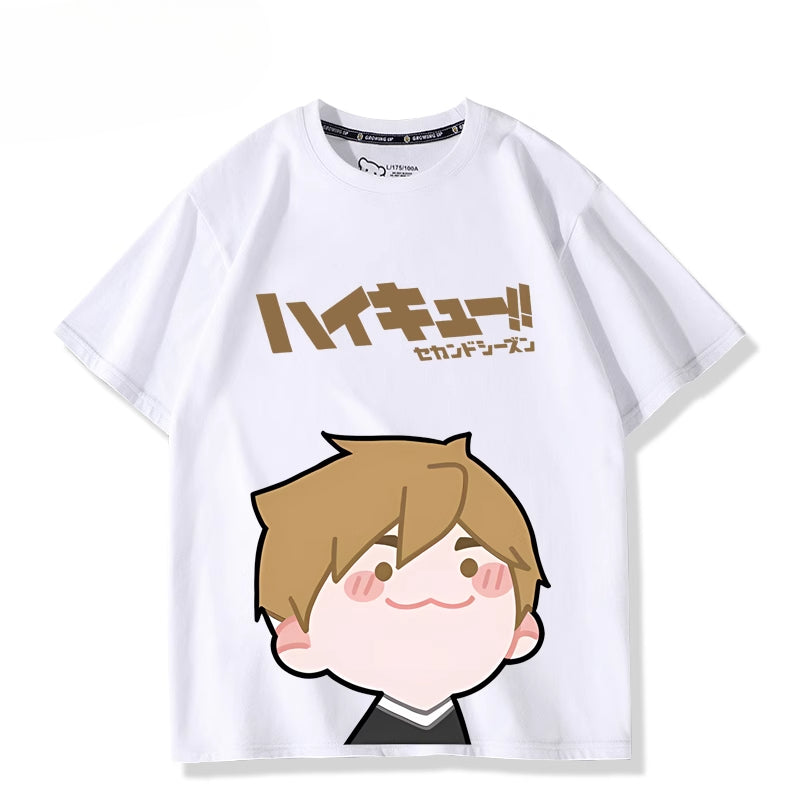 Cute Anime Graphic Short Sleeve T-Shirt