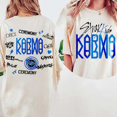 SKZ Karma Tracklist Printed Tee