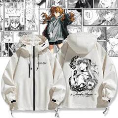 Unisex Asuka EVA Zipper Hooded Jacket