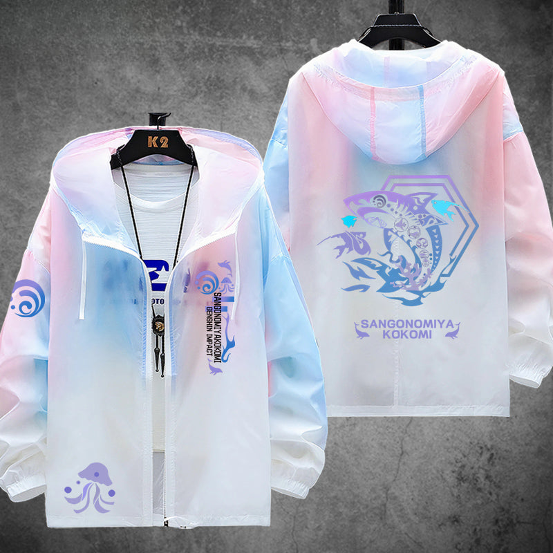Trendy Game Print Sunscreen Thin Jacket