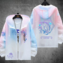 Trendy Game Print Sunscreen Thin Jacket