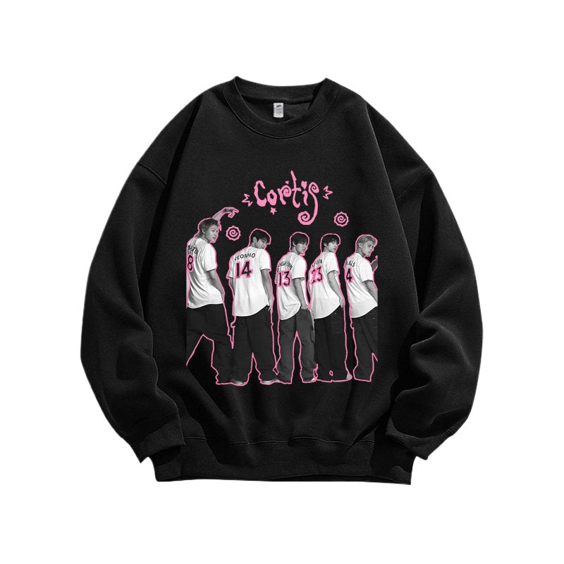 JUHOON SEONGHYEON KEONHO Group Round Neck Sweatshirt