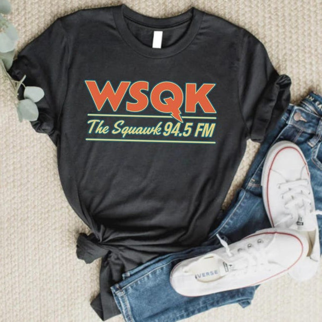 Retro WSQK The Squawk Graphic T-Shirt