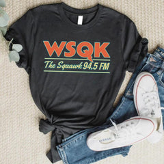 Retro WSQK The Squawk Graphic T-Shirt