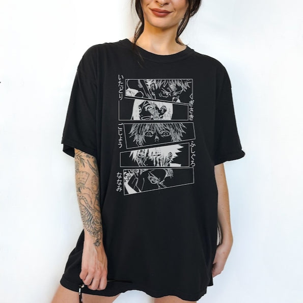 Unisex Anime Graphic Print T-shirt