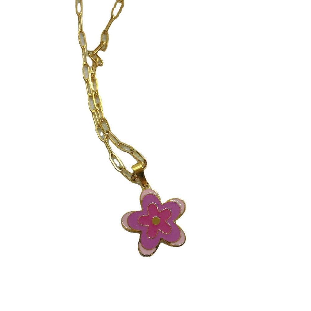 Flower Pendant Necklace