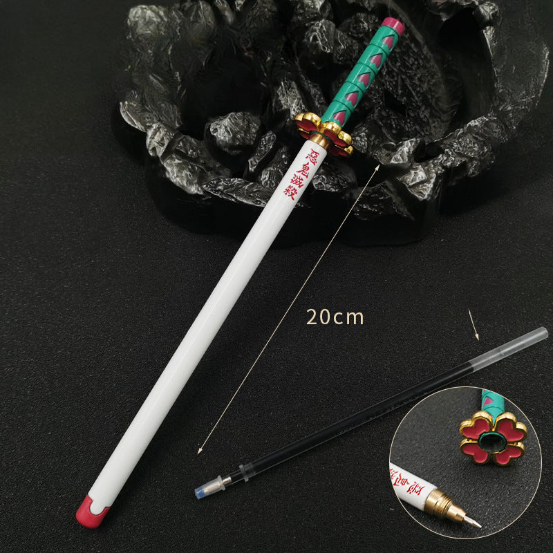 Tanjiro Anime Metal Model Gel Pen