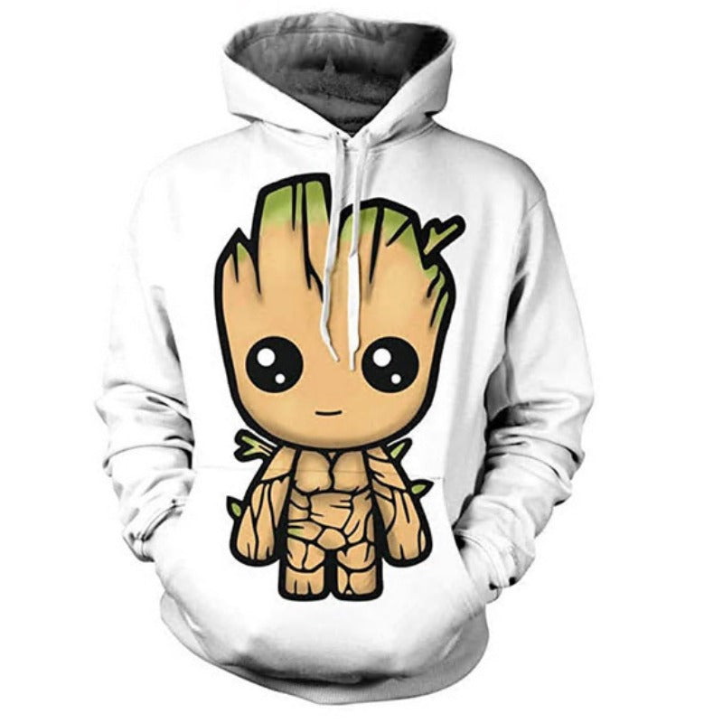 Unisex Galaxy Groot 3D Printed Cosplay Hoodie
