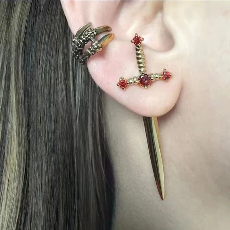 Sword Earrings