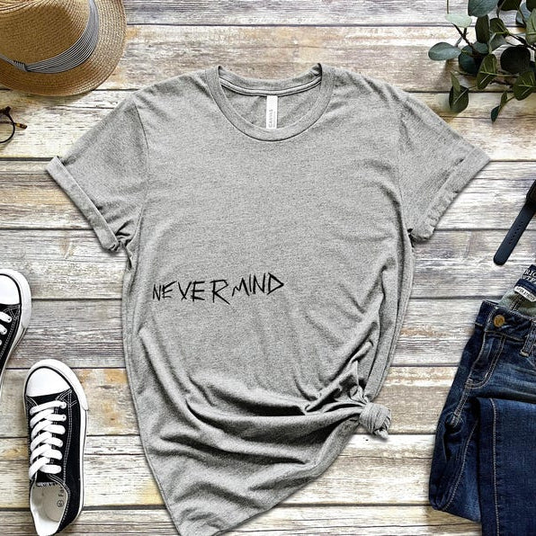 Never Mind Moon Phase Kpop Tattoo T-Shirt