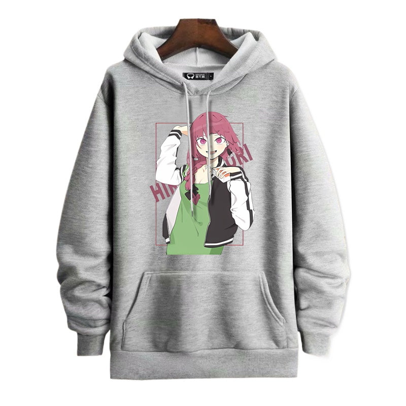 Casual Anime Graphic Print Cos Hoodie