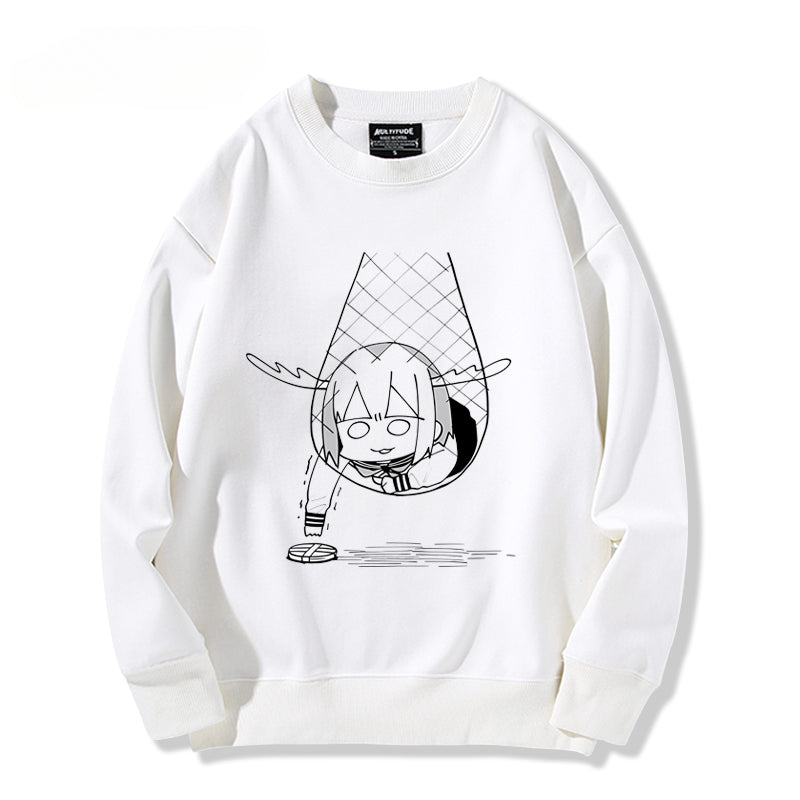 Women's Anime Printed Sweatshirt