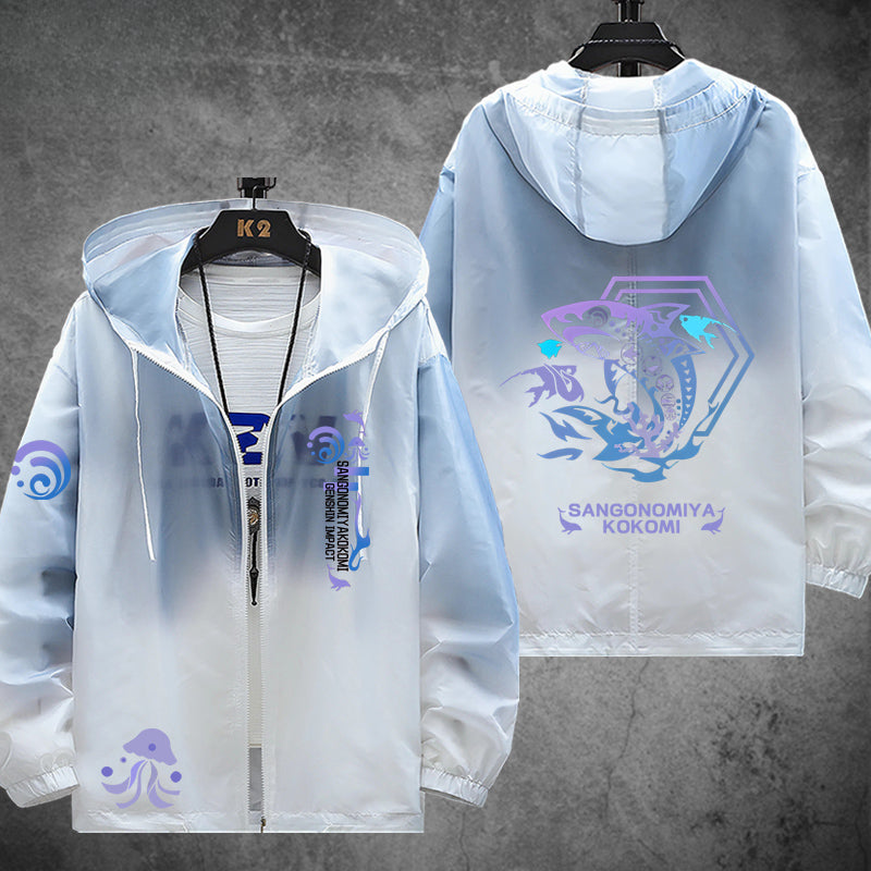 Trendy Game Print Sunscreen Thin Jacket