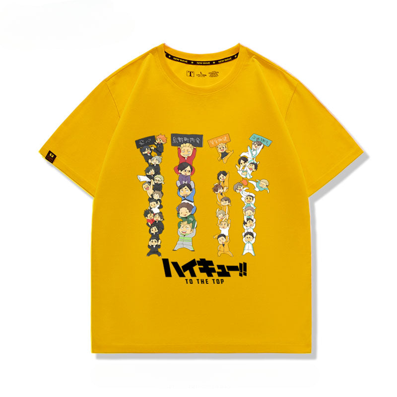 Hinata Anime Loose Short Sleeve T-Shirt