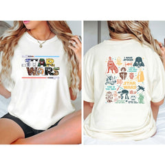 Retro SW Characters Print Sweatshirt