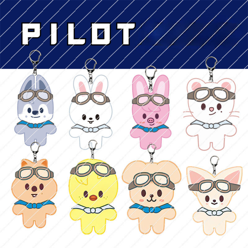 KPOP Cartoon Doll Acrylic Keychain
