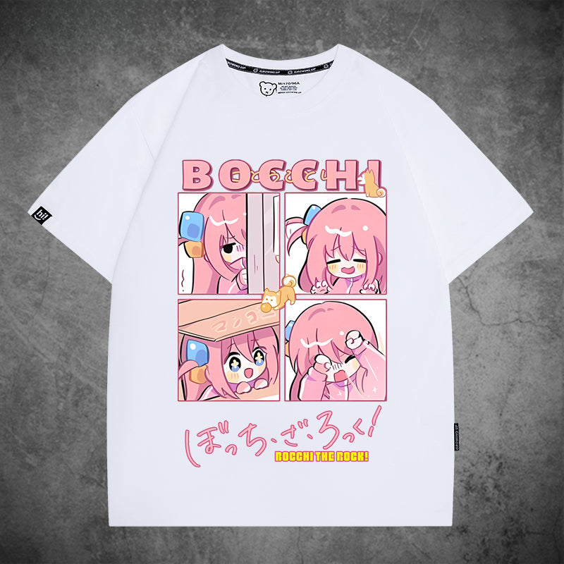 Unisex Bocchi Short-sleeved Cotton T-shirt