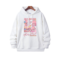 Bocchi Anime Graphic Pullover Hoodie