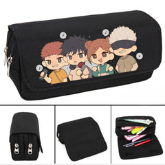 Anime Double Layer Pencil Case Stationery