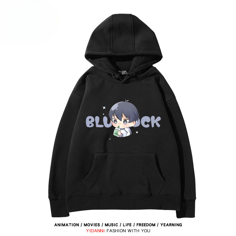 Cute Anime Graphic Print Pullover Hoodie