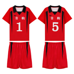 Leisure Anime Cosplay Short Sleeve Top Shorts Set