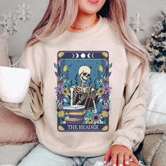The Reader Printed Crewneck Sweatshirt