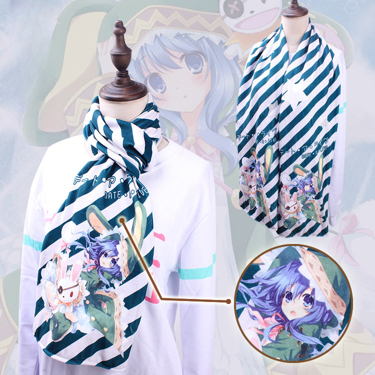 Trendy Anime Warm Velvet Scarf