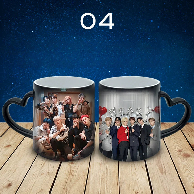 KPOP Pattern Color Changing Mug